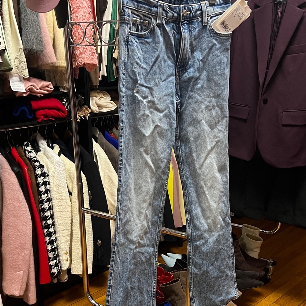 H&M Light Blue Straight Leg Women's Jeans
